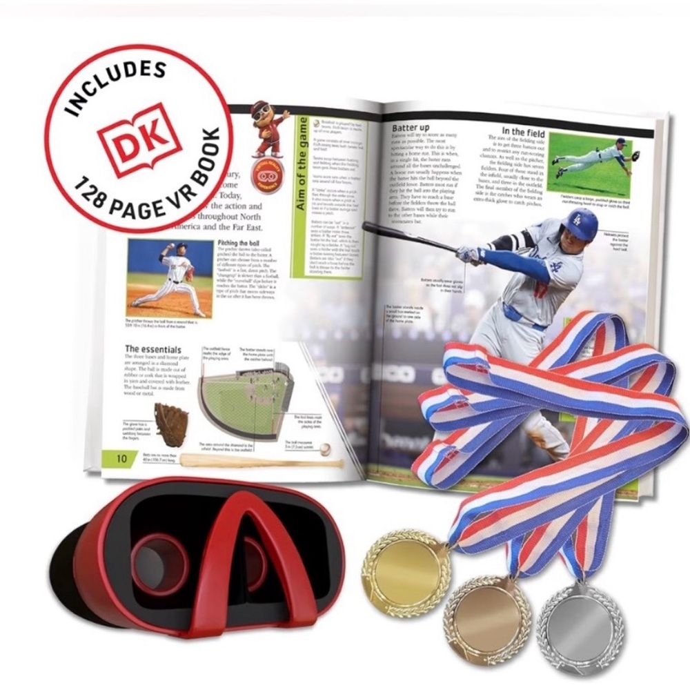 ESPN Virtual Reality Interactive Sports Book Set Complete Tested Box Repaired - Picture 4 of 10
